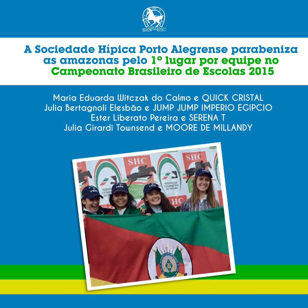 Equipe Gaucha de Escolas 2015